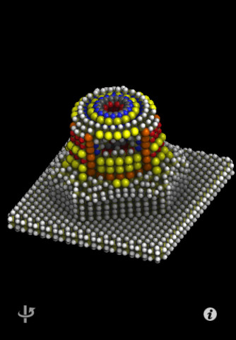 The Molecules app showing a mole-cool