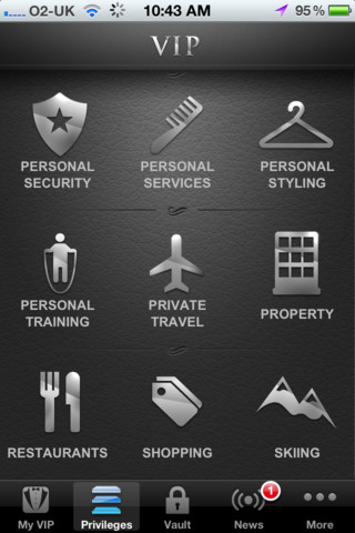 VIP Black member privileges