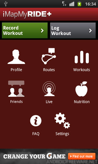 MapMyRide route tracking