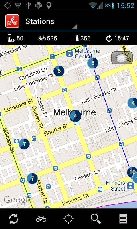 Spotcycle bike path map