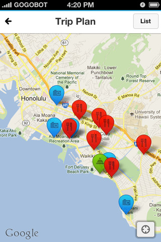 Gogobot trip planner