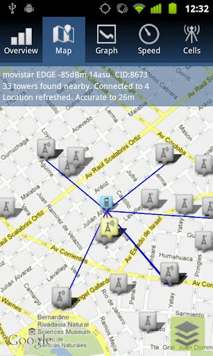 Open Signal Maps coverage map