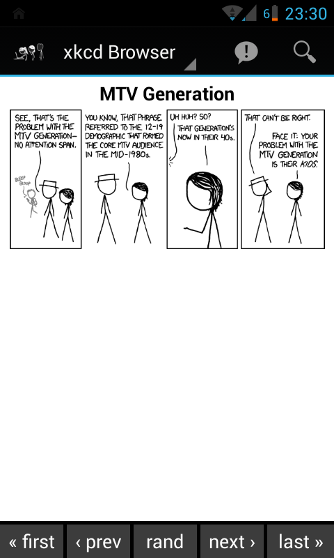 xkcd comic strip