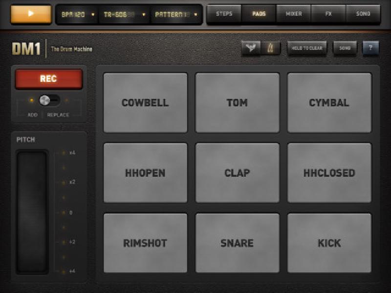 DM1 drum machine sequencer