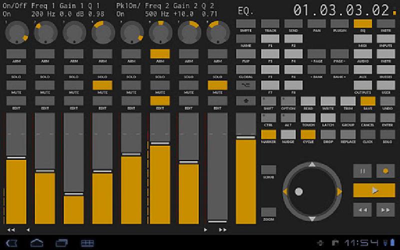 TouchDAW MIDI controller interface