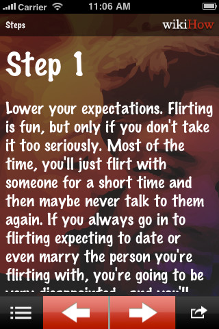How to Flirt step one tips
