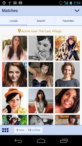 OkCupid nearby users