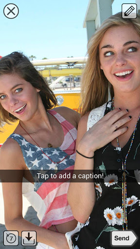 Snapchat text message