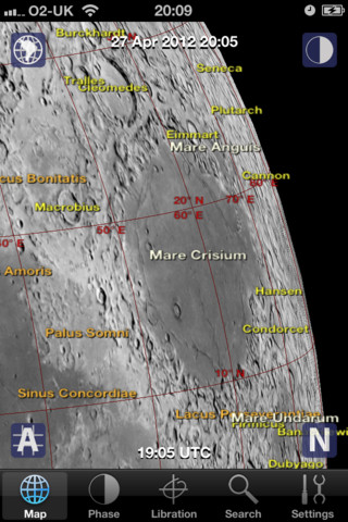 Moon Atlas surface flyover