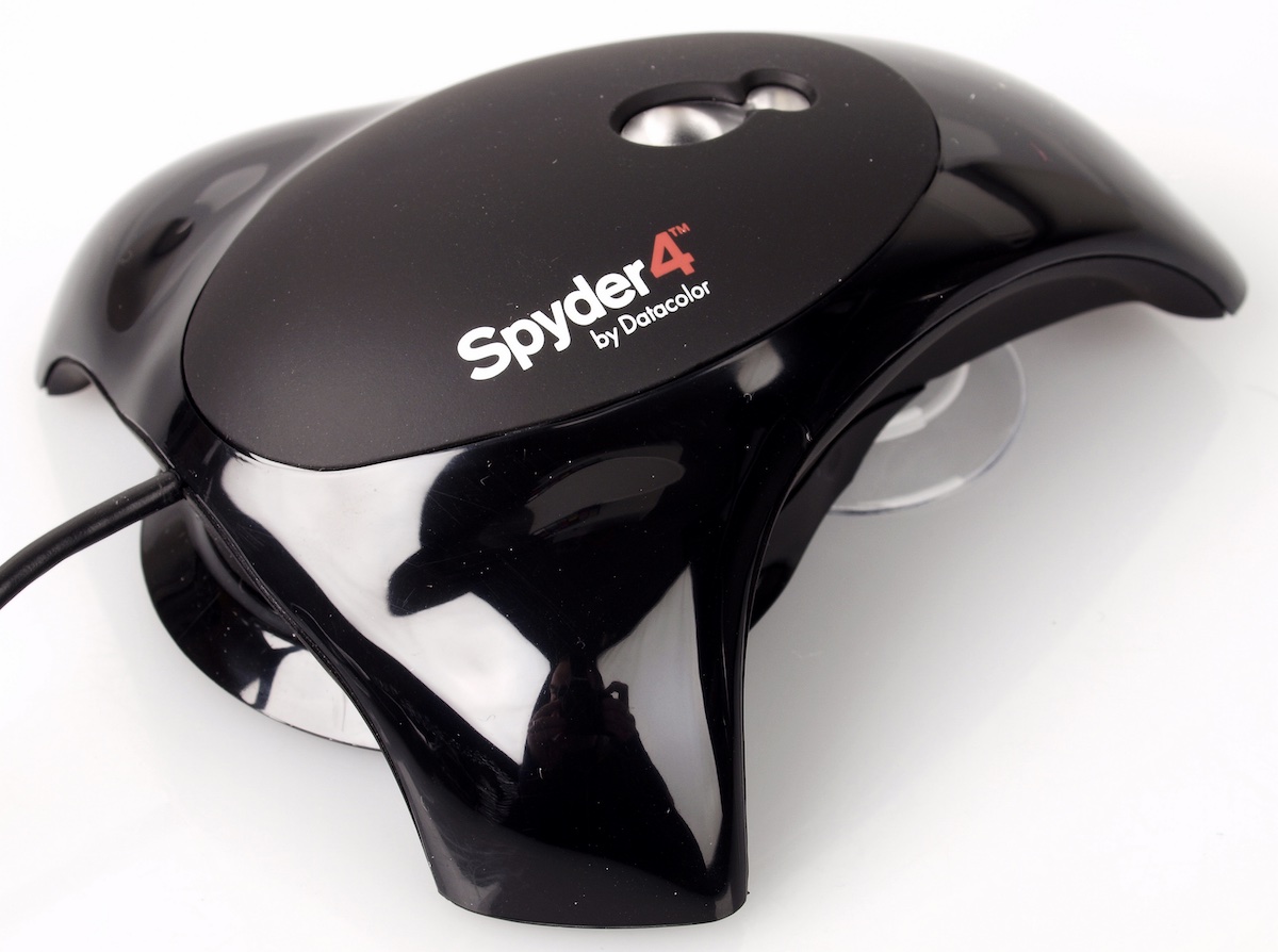 The Datacolor Spyder 4 consumer-grade display calibration device