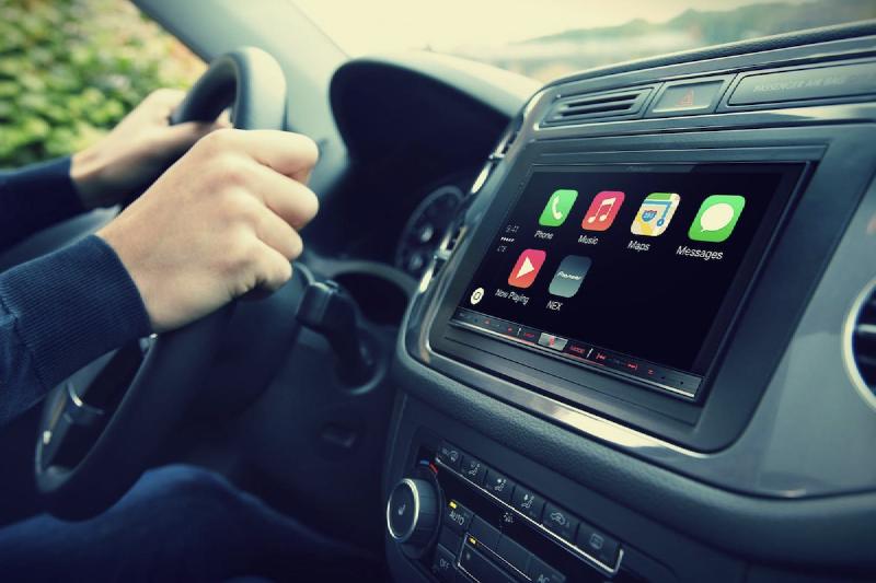 Pioneer AVIC-F60DAB Double DIN head unit supporting Apple CarPlay