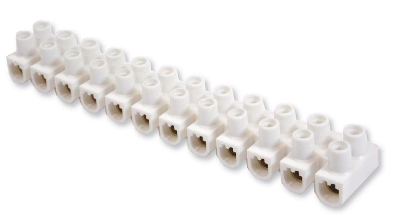 Terminal strips used to connect speaker wires