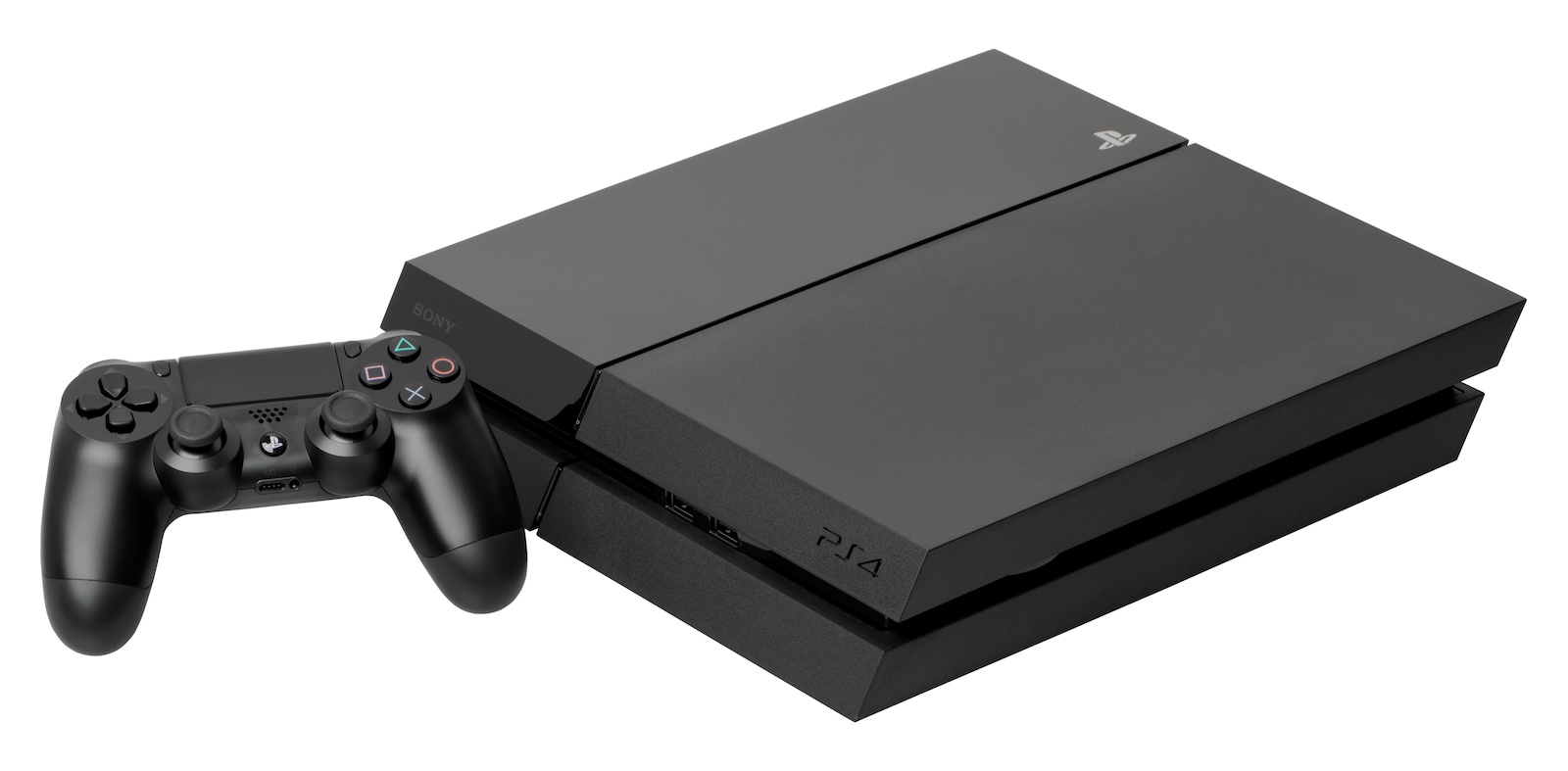 A Sony PlayStation 4 console showing its HDMI 1.4 port