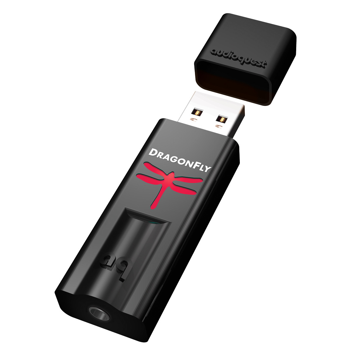 The Audioquest DragonFly USB DAC and headphone amp