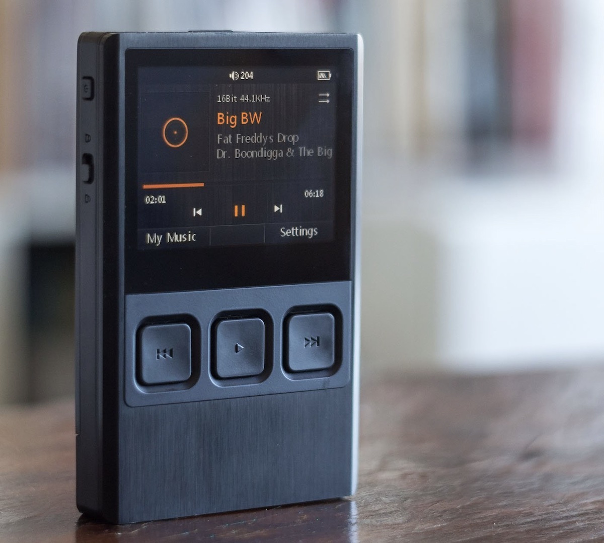 The iBasso DX90 digital audio player with built-in headphone amplifier