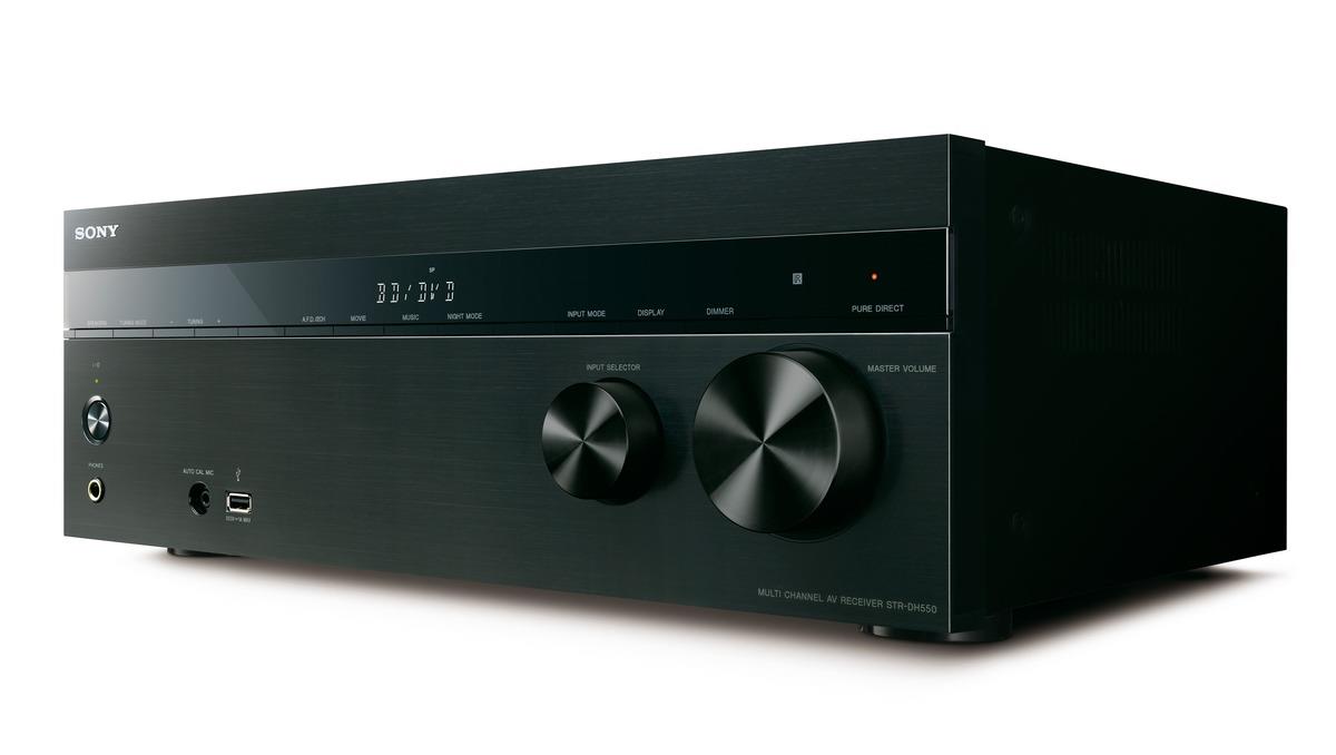 The Sony STR-DH550 entry-level AV receiver