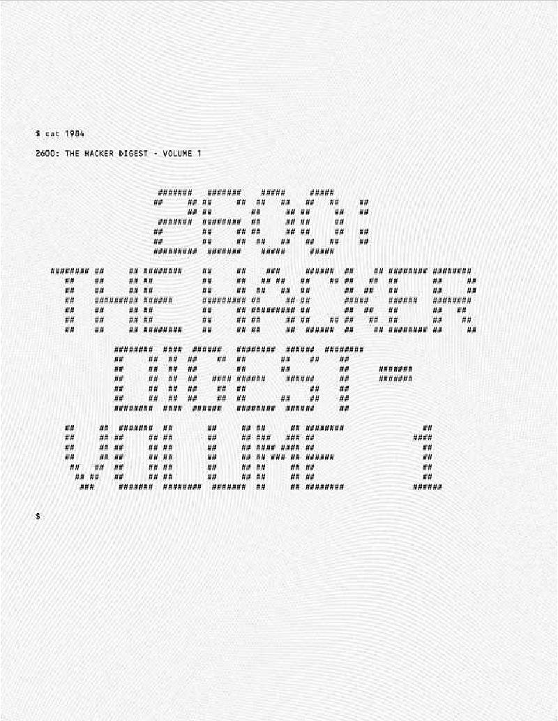 Cover of 2600: The Hacker Digest Volume 1 e-book