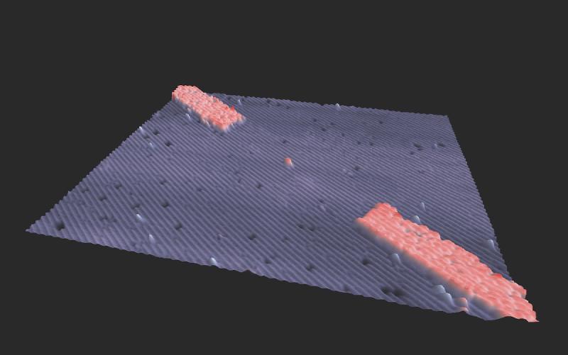 Diagram of a phosphorus single-atom transistor created by UNSW researchers