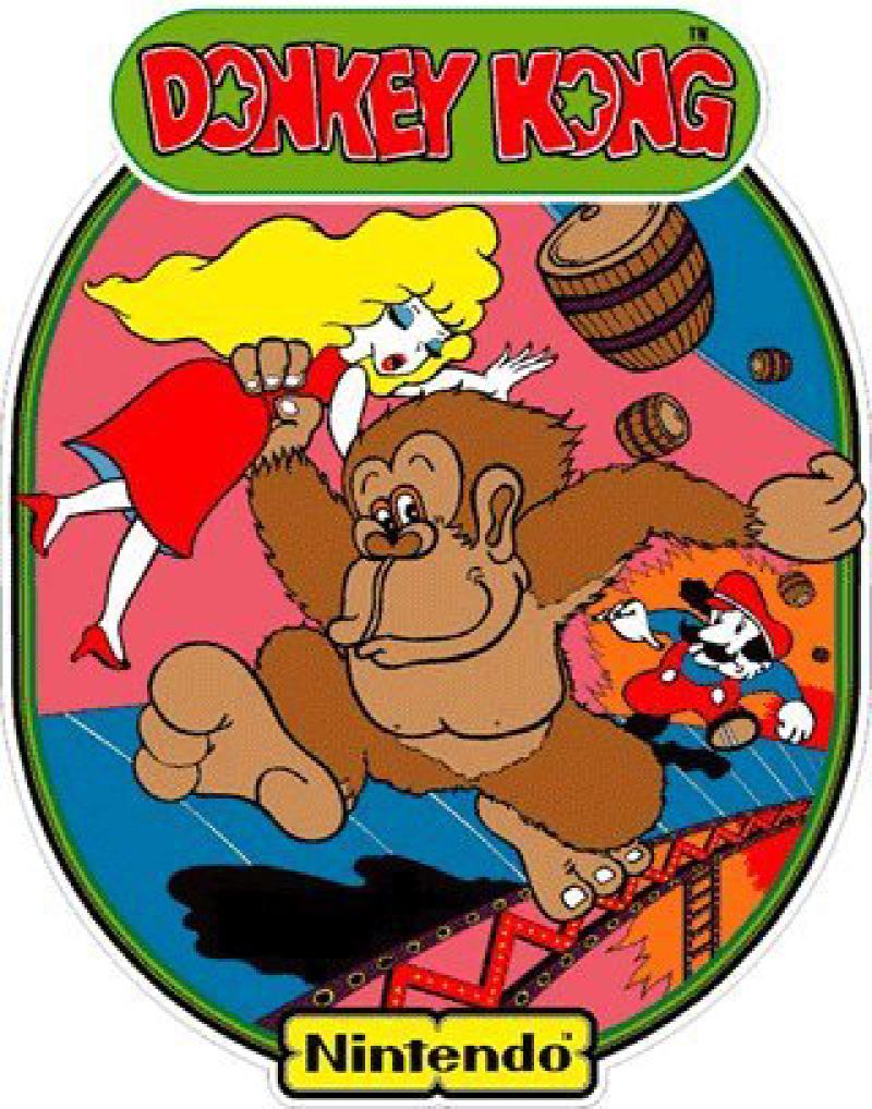 Original Donkey Kong arcade cabinet
