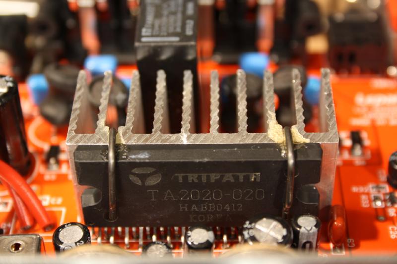 The Tripath TA2020 amplifier chip