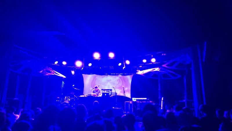 A live music performance at a venue