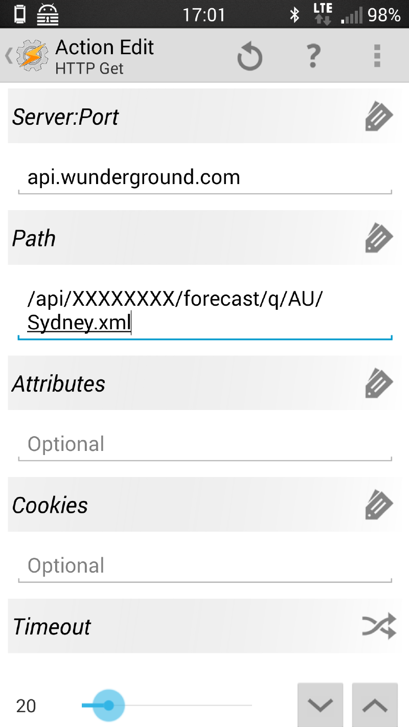One of the most useful features of Tasker is its ability to pull info from the internet.