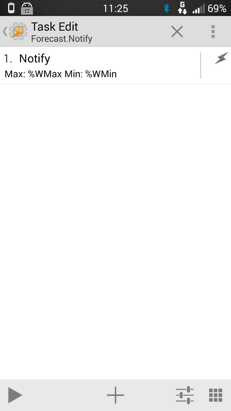 You can then use this variable anywhere you like in Tasker, and can even perform logic on it.
