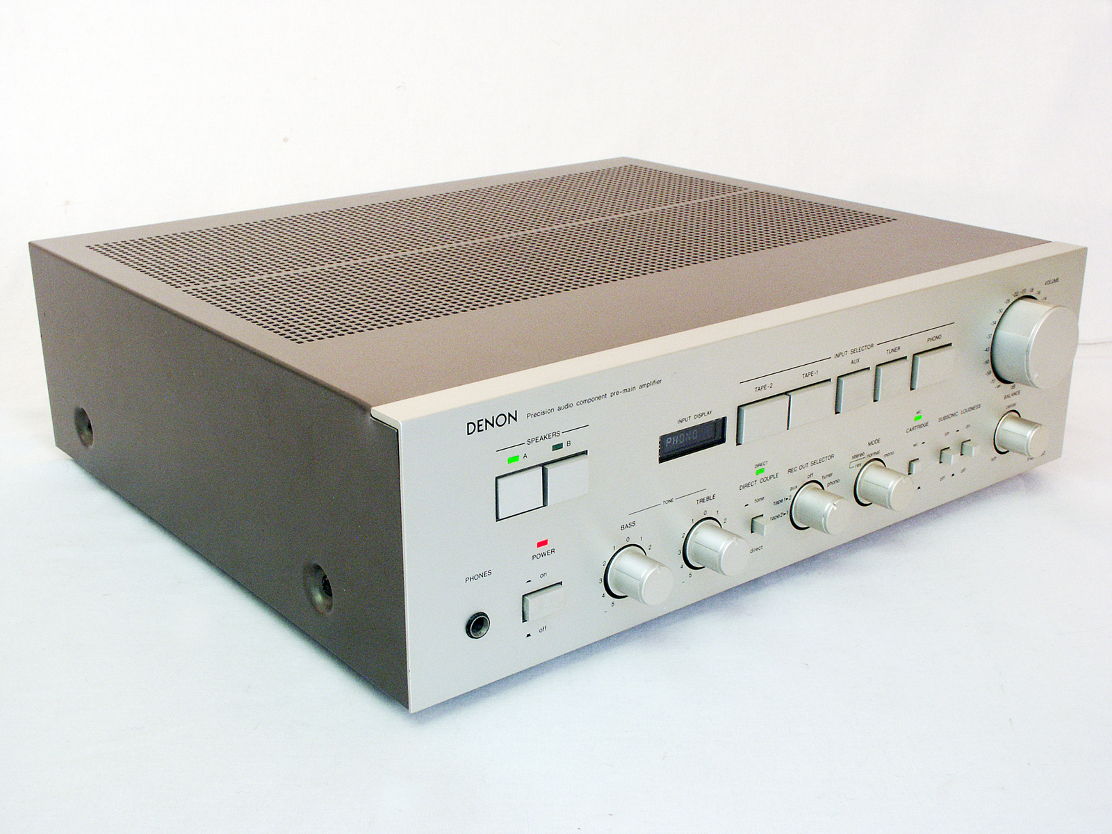 A 1980s Denon amplifier